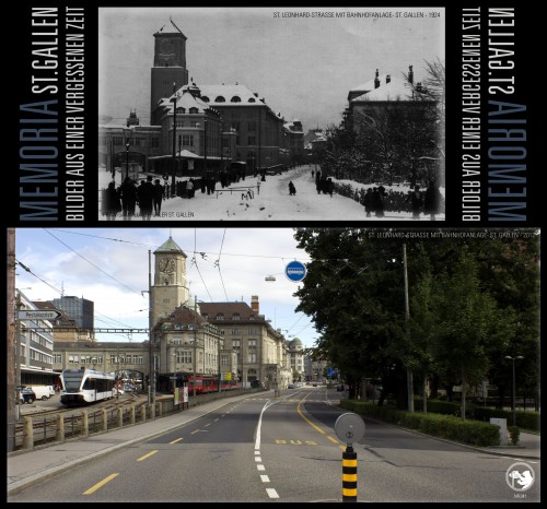 St. Leonhard Strasse und Bahnhofanlage